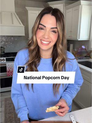 MAKE YOUR OWN POPCORN BARS IN HONOR OF NATIONAL POPCORN DAY! 🍿  Recipe below from @Stacey My Kids Lick The Bowl: Ingredients • 3 cups Popcorn 35g (this is popped popcorn) • 30 g butter • 80 ml honey (1/3 of a cup) • 1 teaspoon vanilla • 1 tablespoon chia seeds 9g (optional) • 2 tablespoon hemp seeds 18g (optional) Instructions 1. If you are not using pre-made popcorn you will need to pop your popcorn kernels. Line a small square/rectangular cake or loaf tin with baking paper. 2. In a large saucepan heat the honey and butter, this will foam and will begin to darken in colour. As you heat the butter and honey will form a caramel, you will know it’s ready when you can draw a spatula through the mixture and you will be able to briefly form a channel.  While the caramel is boiling, use your hand to crush the popcorn into slightly smaller pieces. 3. Remove the caramel from the heat, stir through the vanilla and then stir through the crushed popcorn and seeds if you are using them. 4. While the popcorn bar mix is still warm, use a spatula to press the mix into the bottom of the baking paper-lined loaf tin or small square cake tin. 5. Allow the popcorn bars to cool in the tin. This can you can do this on the bench or more quickly in the fridge, remove from the loaf tin and slice into bars. #momlife #nationalpopcornday #snackideas #Recipe #MomsofTikTok 