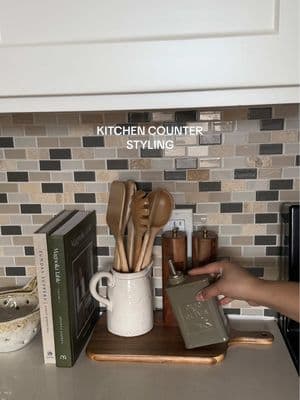 Determined to give my apartment that cozy cottage feel! #amazonkitchenfinds #amazonkitchenfavorites #kitchenupgrade #kitchenstyling #kitchencountertops #creatorsearchinsights  