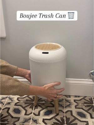 Hide your trash with one of these boujee motion sensor trash cans for your bathroom 🗑️ #trashcan #motionsensetrashcan #garbagecan #bathroommakeover #bathroomdecor #bathroom #guestbathroom #bathroommusthave #tiktokmademebuyit 