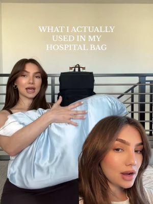 you don’t NEED most of this stuff but I do recommend bringing anything that will make you comfy 🤍☺️  #hospitalbag #whatsinmyhospitalbag #laboranddelivery #givingbirth #packmyhospitalbag #induction #pregnancytiktok #pregnancytok #momtok #babyprep #firsttimeparents #fyp #foryou 