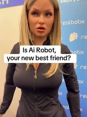 Is #aiRobot your friend? #companionrobot #CES2025 #talkingrobot #ariatherobot #ariarobot 