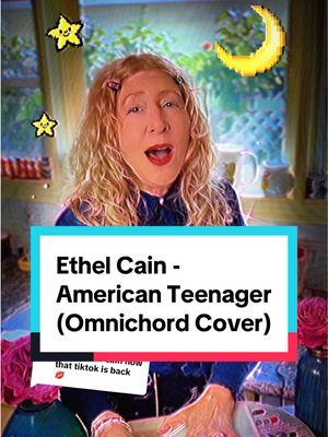 Replying to @aquarius.wav WE ARE SO BACK GUMMYGIRLS 🌼 one of my most requested covers ⭐️ @mothercain #ethelcain #americanteenager #coversong #popmusic #omnichord #fyp #capcut #camp #glitter #MomsofTikTok 