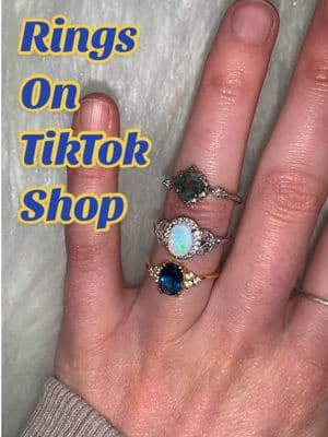 Rings on TikTok shop 💍😍 #rings #jewelry #ringjewelry #sterlingsilver #bluetopaz #jewelrytiktok #ringlover #tiktokshopfinds #tiktokshopjumpstartsale #giftguide 