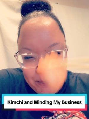 Today has been exhausting. 😪Observing #MLKDay , eating good food and minding my Black business. Well, Blasian, actually CauBlAsian. 🐼(Black, Dutch & Indonesian). #imtired #kimchi #blackasian #blackwhiteasian #mixedchick #kimchiislife #김치 #한국 음식 #아시아 음식