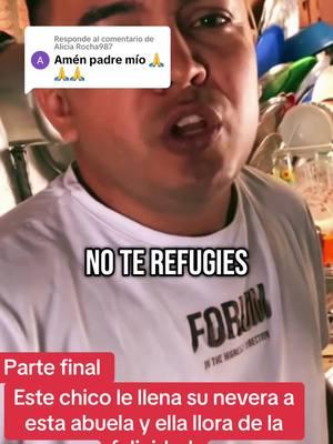 Respuesta a @Alicia Rocha987 este chico le llena la nevera a era abuelo y ella llora de la emoción parte final #historiascondany #historytime #nevera #casahumilde #abuelita #despensa #buencorazon♥️ #ayuda #usa🇺🇸 