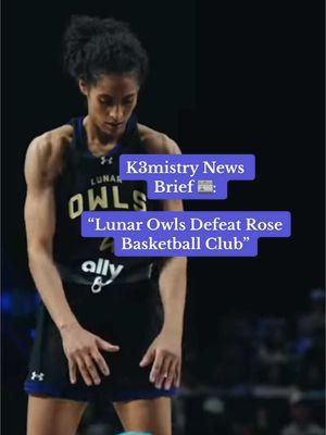 @Unrivaled Basketball  @Lunar Owls BC  @rosebasketballclub  #unrivaledbasketball #unrivaled #basketball #WNBA #sports #athletes #womensbasketball #womenssports #femaleathlete #femaleathletes #miami #sportsleague #tunein #tnt #trutv #hbomax #wnbaplayers #newleague 