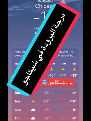 برد شيكاجو إذا مش مضطر لا تطلع نصيحة جو بقص قص اليوم #chicago #freeze #cold #weather #drop #frostbite #tempreture #fyp #explore عرب_تيك_توك ا#شيكاغو# #اخبار  