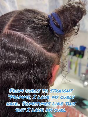 #foryou #longhair #curly #fromcurlytostraight #wavy #momlife #momoftiktok #afropuertorican #puertorican #kidsoftiktok #hairtok #homehairstyle 