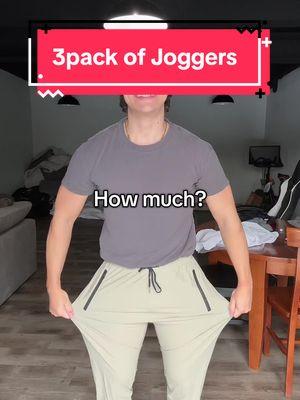 3pack of Joggers for only $30 #joggers #pants #luludupes #tiktokmademebuyit #tiktokmarketplace #TikTokShop 