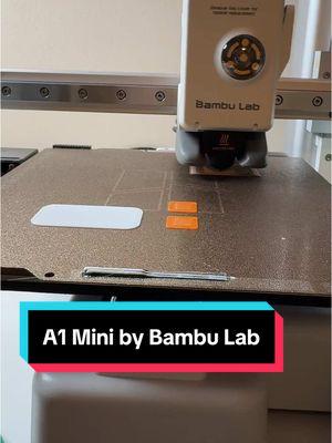 3D printing has become a small obsession of mine. I love this Bambu Lab A1 Mini. Such a great beginner 3d printer. Couldn’t recommend it more! @BAMBULAB USA #bambulab #a1mini #a1minicombo #3dprinting #3dprintinglife #3dprintingnerd #hobby #hobbies #TikTokShopHolidayHaul #TikTokShopMustHaves #SavingsSquad  #HolidayGiftGuide #HolidayGiftIdeas #TikTokShop #TikTokShopping #TikTokShopFinds #TikTokShopReviews #TikTokShopSale #TTSLevelUp #TikTokShopNewArrivals #ttsdelightnow #ttstakeover #brandselect #TikTokShopCreatorPicks #mademyyear #tiktokshoppicks #winterfinds #beautyfinds #TikTokShopLastChance #TikTokShopNewYearNewAura #TikTokShopLastChance #giftguide  #TikTokShopLoveAtFirstFind #lovelanguage #TikTokShopJumpstartSale 