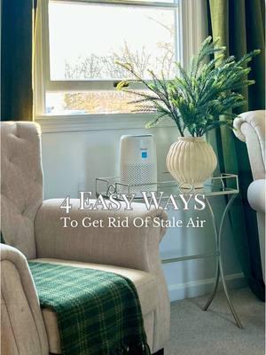 “Have you ever walked into a room that feels stuffy or has a weird smell you can’t quite figure out? You might not know it, but that’s probably stale air—and it’s more common than you think.” Here are 4 things you can do to help you get rid of stale air in your home! 1). Ventilate! Opening windows will allow fresh air from outside circulate into your home. 2). Change your HVAC filters! Our hvac filters collect dust and pet dander. Changing these monthly or quarterly will allow clean air to circulate and help our systems to continue to run smoothly.  3). Deep clean! Routine cleaning and vacuuming will remove dust from surfaces. This dust gets into our air creating that musty smell.  4). Use air purifiers!  Air purifiers help filter dust, pet dander and even bad odors.  #cleanairsolutions #homecleaningtips #homehacks #airpurifier 