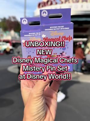 NEW Disney Magical Chefs Mystery Pin Set at Disney World!! #disneyworld #disneypins #disneypintrading #stitchpins Disney Pins, Disney Pin Trading