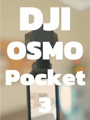 Absolutely LOVING the @djiglobal OSMO Pocket 3 - #howtomakecontent #cinematic #camerasettings #sony #camera #zve1 #video #videographer #videography #filmmaker #filmmaking #fx3 #howto #cinema #djiosmopocket3 