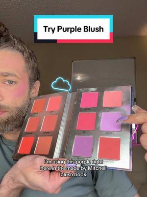 Purple Blush? Yes!! What do you think? #blushhacks #blursh #purpleblush #blushlighter #makeuptutorial 