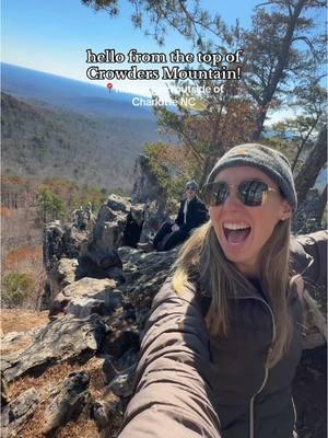 spent the day up in the mountains ⛰️ #moutains #hiddengems #crowdersmountain #charlottenc #Hiking #hikewithme 