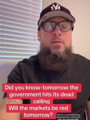 “The U.S. is set to hit its debt ceiling tomorrow, January 21, 2025. But what does this mean? The debt ceiling limits how much the government can borrow to pay for things like Social Security, military salaries, and interest on national debt. Without raising or suspending the limit, the government can’t issue new debt, risking default on its financial obligations. Why does this matter? A default could lead to skyrocketing interest rates, a stock market crash, and global economic instability. While the Treasury can use ‘extraordinary measures’ to delay the impact, these are temporary fixes. What needs to happen? Congress and the President must act quickly to raise or suspend the debt ceiling to avoid economic disaster. Will they step up in time? Let’s break this down and discuss the potential outcomes. #DebtCeiling #EconomicCrisis #GovernmentSpending #EducationalUpdate [Date]”