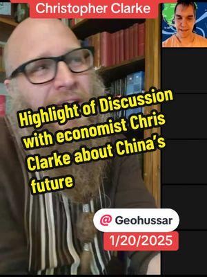 Discussion with economist @Christopher Clarke about #China ‘s continued growth in the future, and #India’s potential #economic prospects follow this man.