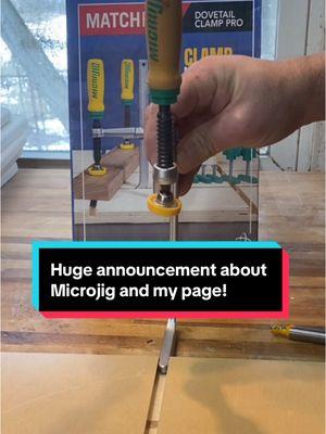 I have found that the @Microjig system has been such a huge part of my my work and I am beyond excited to be partnering with them! It is definitely a dream to get to work with such a fantastic company! #workshop #microjig #woodworking #jigs #maker #twoodworker 