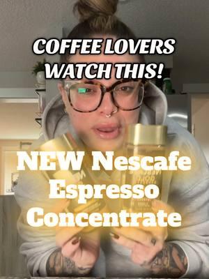 Have you seen the NEW @Nescafe USA ESPRESSO CONCENTRATE?  #nescafeespressoconcentrate #nescafeespresso #instantcoffee #icedcoffee #nescafe #nescafeblonde #nescafeinstantcoffee #instantespresso #viralcoffee #coffee #icedcoffee #nescafe #coffeeathome #diycoffee #coffeerecipe #coldbrew #nescaferecipe #walmart #walmartfinds #walmartmusthaves #drink #drinktok