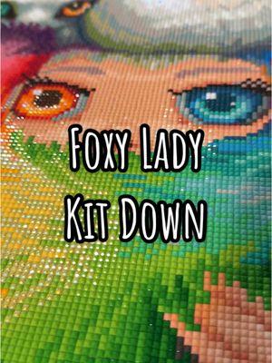 Kit down a canvas with me 💕 Canvas Statistics Art: Foxy Lady Artist: Camilla d’Errico Company: Diamond Art Club Size: 17 x 17 inches # of drills: 29,584 # of colors: 74 Special drills: 3 AB 1 fairy dust ~hrs worked: 26 Date started: September 1st Date completed: January 16th Diamond painting is a fun hobby, not a race, but I share stats for anyone who might be interested ✨ #foxylady #diamondpainting #diamondpaint #diamondart #camilladerrico #diamondartclub #craft #hobby #dac #StressRelief #relax #satisfying #kitdown