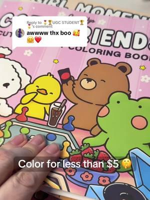 Replying to @🎖🏆UGC STUDENT🏆🎖 yasss. This deal is too good to pass!  If you’ve been wanting to get into adult coloring aka colortok then you need to grab this bundle while it’s so cheap!  Grab some alcohol markers if you don’t have them to get the smooth color effect! I linked my fav affordable option.  #a dultColoring #ColoringTherapy #cocowyo #boldcoloring #ohuhu #StressReliefColoring #CreativeEscape #ColoringForAdults #MarkerArt #RelaxingHobbies #ArtLovers Keywords: adult coloring book, Coco Wyo coloring, Cute and Bold coloring book, stress relief coloring, creative relaxation, coloring book for adults, marker-friendly coloring book, artistic hobbies, mindfulness coloring, bold line art coloring #cozyfriends #hyggecoloringbook #fuzzyhygge 