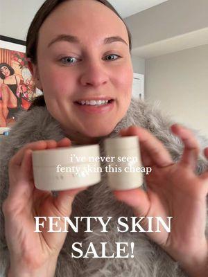 i have never seen her products so cheap! 🤍🤘🏼 #fentyskintint #fentyskincare #fentylipmask #fentybodybutter #fentybeauty #fentyskin @Fenty Beauty 