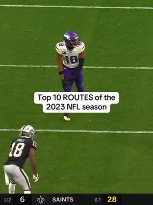 Didn’t expect to see him at number 1🤔 #nfl #nflrankings #routerunning #justinjefferson #tyreekhill #tankdell #amonrastbrown #stefondiggs #pukanacua #fyp 