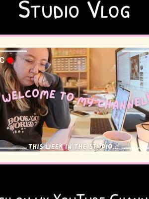 New Studio Vlog is here 💕 #studiovlog #smallbusinessvlog #youtube #youtubevlog #tiktokban 