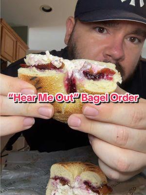 “Hear me out” bagel order #fyp #foryou #bagel #bagels #bageltok #bagelorder #jerseybagels 