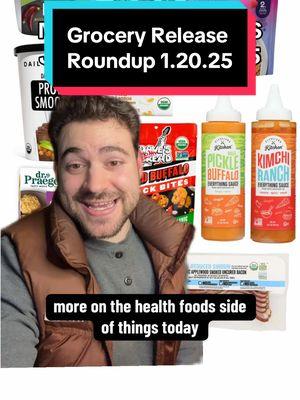 We’ve got a lot of new grocery items inbound so here’s a list of some to look out for.  In a refreshing twist, today’s list is a little more focused on health foods with options such as Magic Spoon’s protein granolas, Organic Valley’s first-ever oat milk creamers, Daily Harvest’s protein smoothies, and more.  Are you excited for any of these new grocery items? #foodnews#groceries#snacks#magicspoon#dailyharvest#protein#groceryshopping#granola#healthfood#eating#fyp 