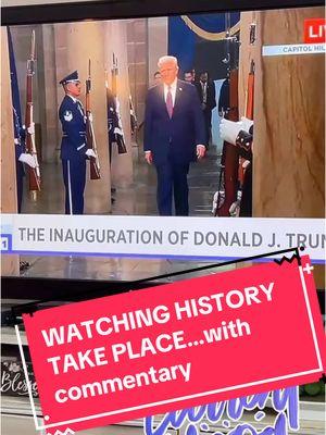 First time ever watching a full inauguration && watching History take place! Carrie stole the show && I wish I could read minds cause the lack of respect was real with certain people! It showed their character! Now let’s MAKE AMERICA GREAT AGAIN ❤️🇺🇸❤️🙏🏻 #TRUMP #daddytrump #lifeoftara #fypシ #roadto30k #viral #happytears #fjb 