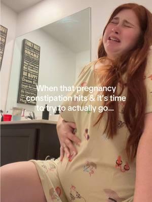 There is NOTHING like pregnancy constipation ladies.. make sure you get stool softeners to take with your prenatal 💩🚽😭🥲🤰🏽✨ #pregnancy #funny #momhumor #pregnancyissues #constipation #pregnancyconstipation #poop #poopprobs #MomsofTikTok #fyp #secondtrimester #fyi 