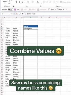 Data too messy? Meet TEXTJOIN 😉 Download my FREE Excel Shortcut Guide using link in bi0. #excel #exceltips #exceltricks #spreadsheets #corporate #accounting #finance #workhacks #tutorial #sheets