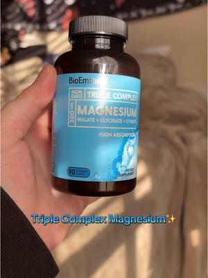 triple complex magnesium 🩵😴 #magnesium #triplecomplexmagnesium #triplecomplex #triplecomplexmagmesiobioemblem #bioemblemmagnesium #bioemblem #magnesiumsupplement #healthylifestyle #tiktokshoploveatfirstfind #tiktokshopjumpstart 