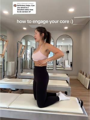 Replying to @Wellrangi some more details hopefully it helps! #pilates #pilatesinstructor #pilatestok #sandiegopilates #core #coreengagement 