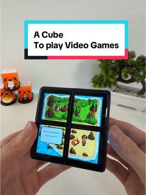 Did not expect the cube to have this much features!! #cubing #cuber #speedcubing #technology @Wowcube This is called the WOWCube where it has digital screens on each of the faces! 