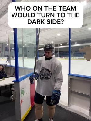 Who do you think would turn to the dark side? 🤨 #starwars #fyp #hockey #echl 