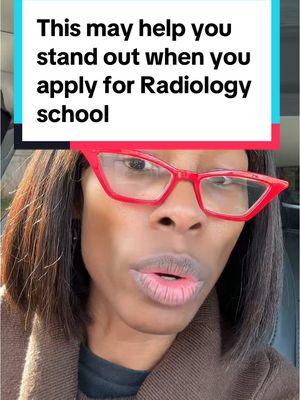 Replying to @itssrayyyyy27 This may help you stand out when you apply for Radiology school  #radiologytechnologist #radiologytech #radtechstudent 