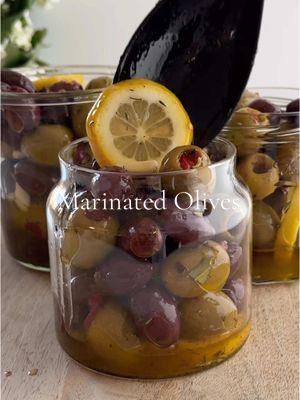 Marinated Olives #appetizers #olives #mediterranean #fooddolls 