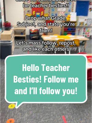 #creatorsearchinsights Hello teacher besties!! Kindergarten from Oklahoma! Drop yours below! #bettertogether #teachertips #kindergartenteacher #teacherlife #tiktokteacher #fyp #foryoupage #kindergarten #dayinthelifeofateacher #teachersoftiktok #mrsrowethekinderteacher #teachersoftiktokfyp #teachersbelike #teachertiktok #teachingontiktok #teachertiptuesday 