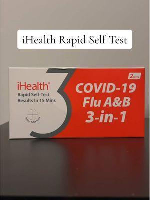 Click link in bio to check @iHealth 3 in 1 rapid self test ! #fyp #covidtest #rapidtest #selftest 