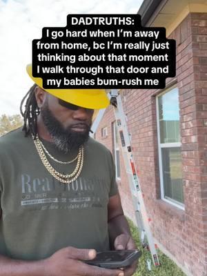 DADTRUTHS: I go hard when I’m away from home, bc I’m really just thinking about that moment I walk through that door and my babies bum-rush me. #DADTRUTHS #DadLife #DadLove #DadsofTikTok #Dadpreneur #DadBuiness #foryoupage 