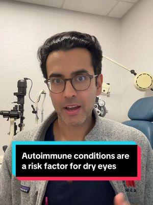 Replying to @❤️😉😘 Autoimmune conditions are a risk factor for dry eyes #autoimmunedisease #autoimmune #autoimmunewarrior #autoimmunedisorder #autoimmunehealing #autoimmunediseaseawareness #autoimmunediseases #autoimmunediseases #rheumatoidarthritis #lupus #systemiclupuserythematosus #sjogrens #sjogrenssyndrome #dryeyes #dryeye #dryeyedisease #dryeyesyndrome #dryeyespecialist #dryeyedoctor #dryeyehealth #eyecare #eyecareforyou #eyehealth #eyehealthmatters #eyehealthawareness #eyehealthcare #eyedoctor #drboparai #corneacare 