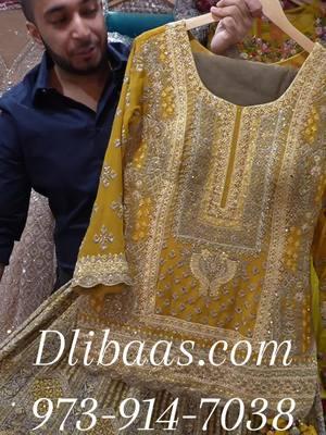 Yellow color contrast long kameez on dasheen fabric heavy party wear outfit with skirt on bottom  #dlibaas #longkameez #indianpartywear #indianwear #indianoutfit #indiandress 