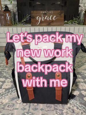 Pack my new work bag with me! You should definitely buy one of these before they sell out!! 💕 #TikTokShopHolidayHaul#holidaytiktok#lovevook#tiktokmademybuyit #travelbackpack#Christmas #TikTokShop 