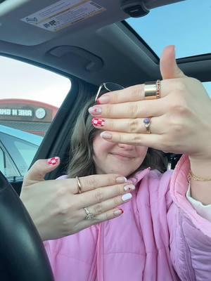 POSSIBLY MY FAV SET OF VALENTINE’S NAILS??🥹💗🎀 perf combo of minimal and fun design, I’m obsessed  #freshmanicure #gotnewnails #manicure #valentinesdaynails #valentinesdaynailart #pinknails💅 #nailinspo #nailinspiration #newmanicure #cutenails 