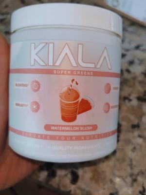 10/10 recommend! #supergreens #kiala #kialagreens #kialanutrition #kialawatermelonslush #recommendations #bloatingtips 