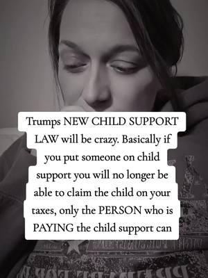 #childsupport #law #getajob #beaparent #trumpismypresident #djt #fyp 