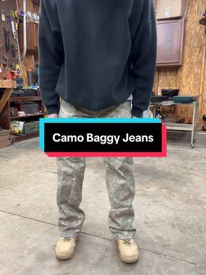 The coolest camo jeans you’ll find🔥#camojeans #camopants #camoclothes #pacsun #baggyjeans 