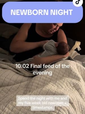 Newborn night with timestamps! #postpartumjourney #newbornsoftiktok #newborn #newbornnight #newbornlife #motherhood #nightfeeding #babyfeeding 